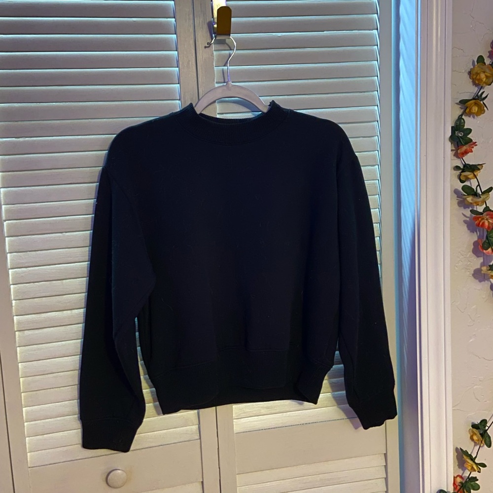 A New Day Black Crewneck